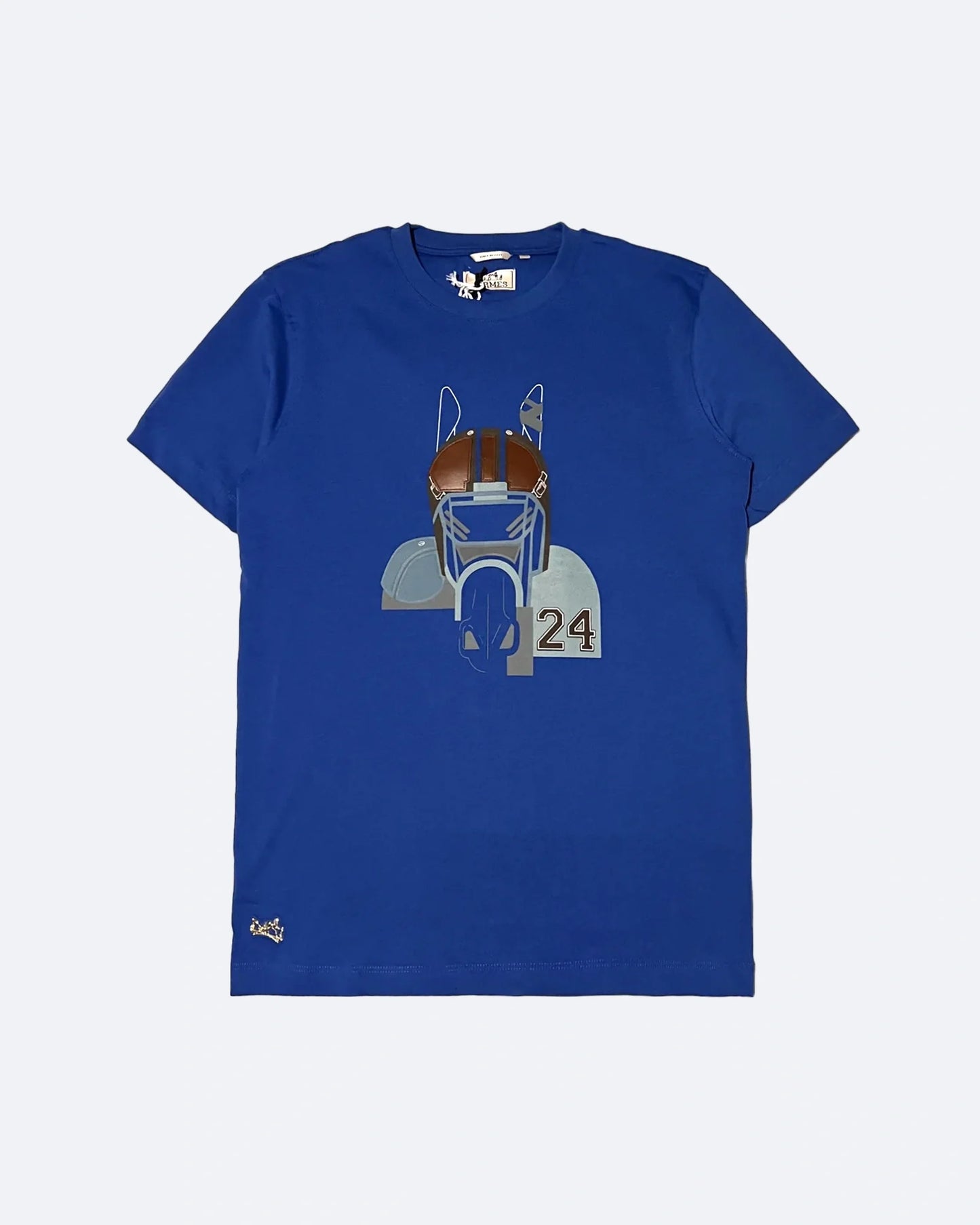 Hermes - Racing Horse T-Shirt - Blue