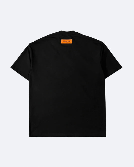 Louis Vuitton - 3D Monogram Embroidery T-Shirt - Black