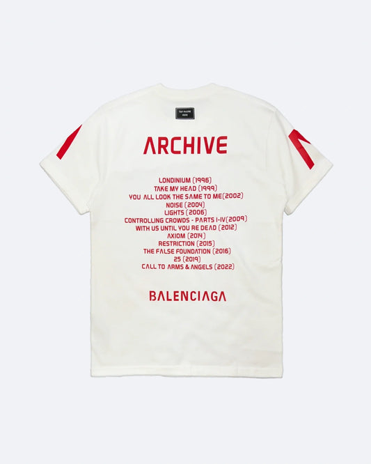 Balenciaga - Music x Archieve T-Shirt - White