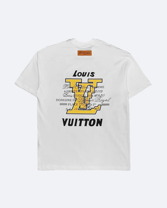 Louis Vuitton - LV Pixel Monogram Logo T-Shirt - White