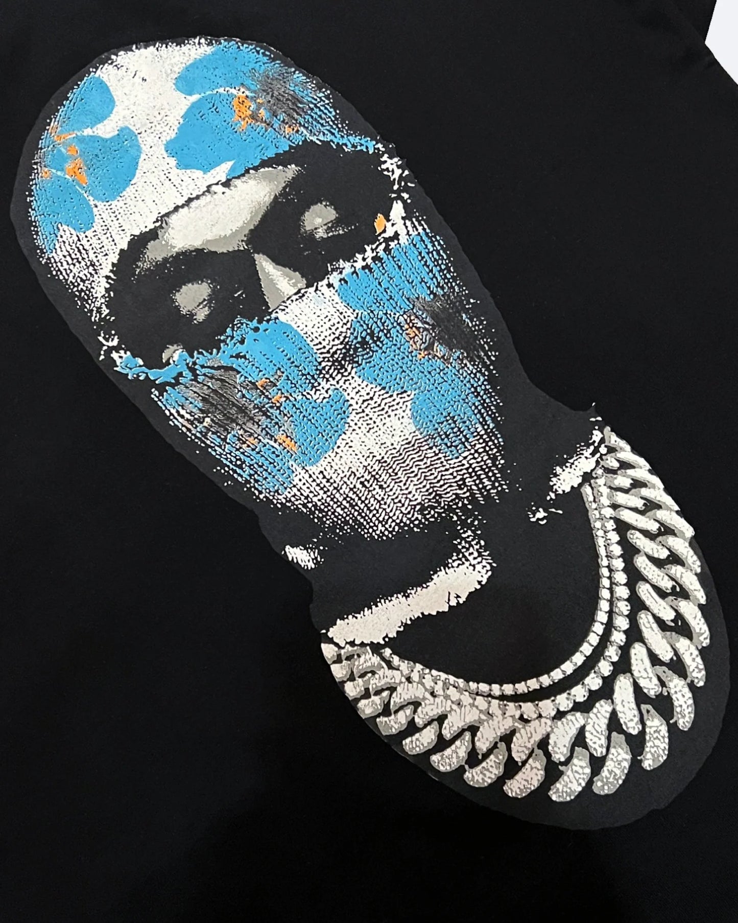 IH NOM UH NIT - Flower Mask T-shirt - Black