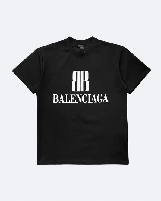 Balenciaga - BB Logo T-Shirt - Black