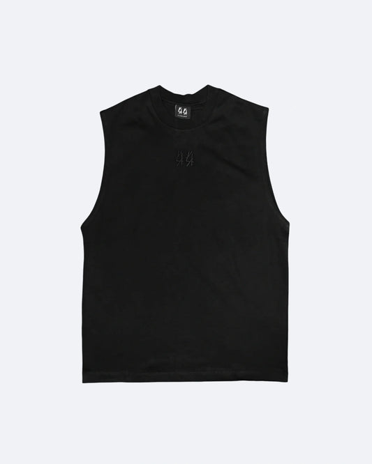 44 Label Group - Classic Sleeveless Tank Top - Black