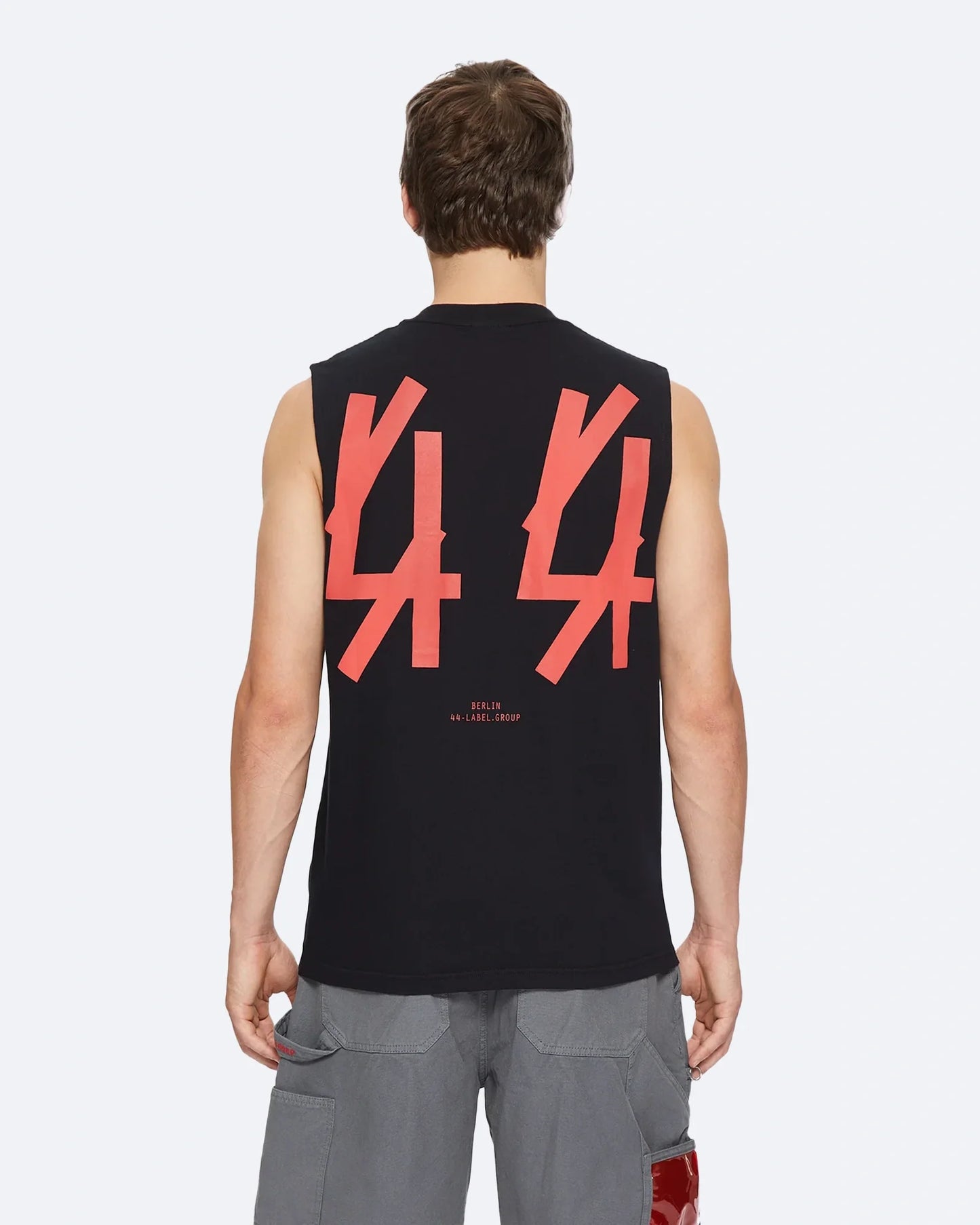 44 Label Group - Classic Sleeveless Tank Top - Black