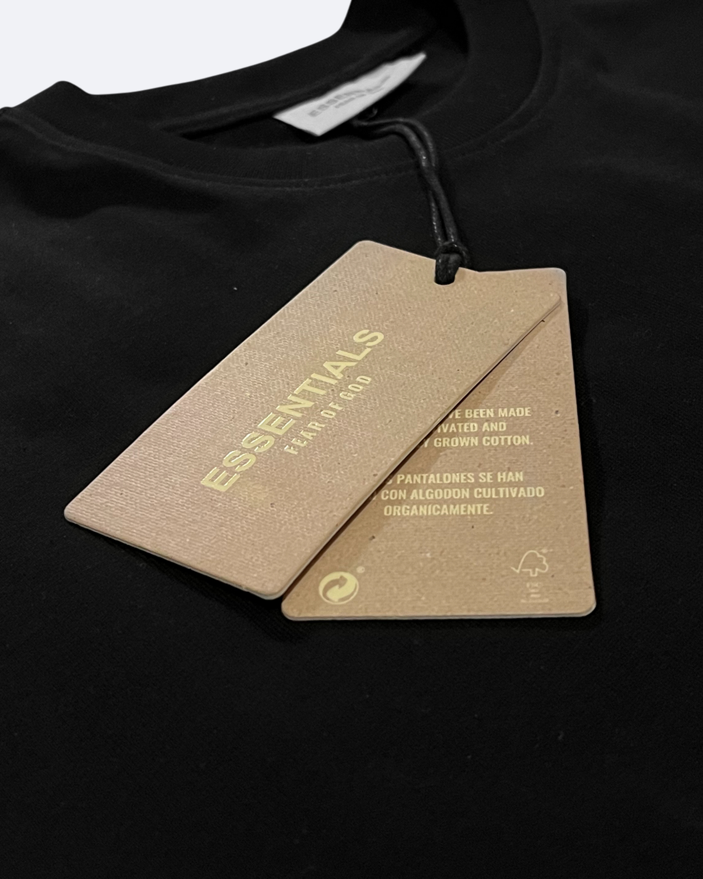 Fear Of God - Essentials Classic Logo T-Shirt - Black