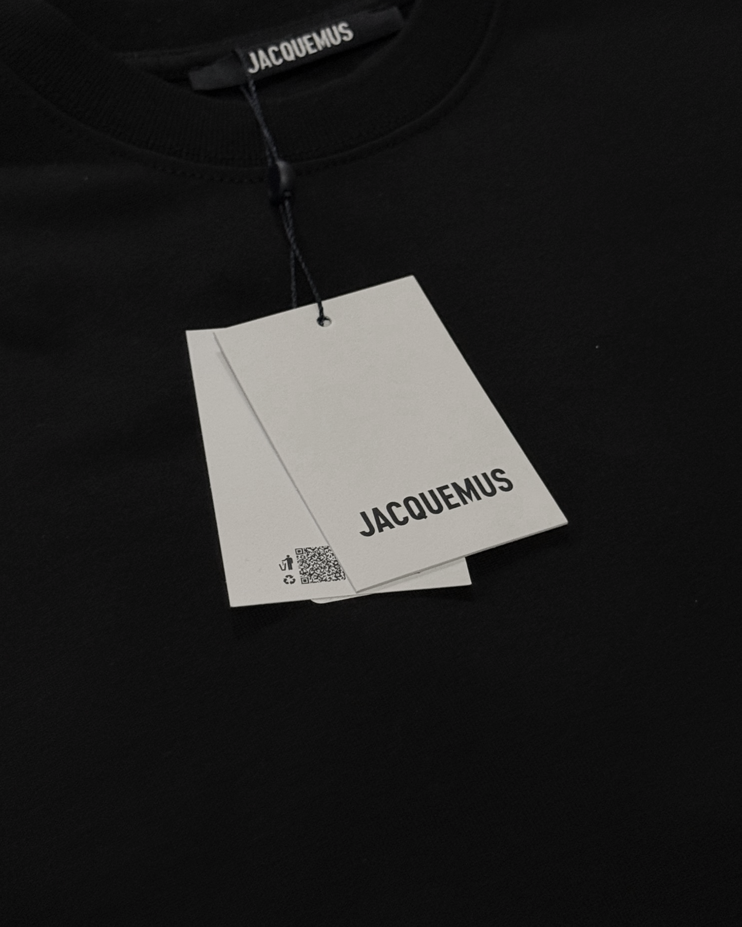 Jacquemus - Script Embroidery T-Shirt - Black