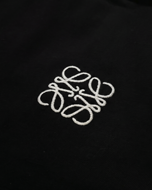 Loewe - Logo Embroidery T-Shirt - Black
