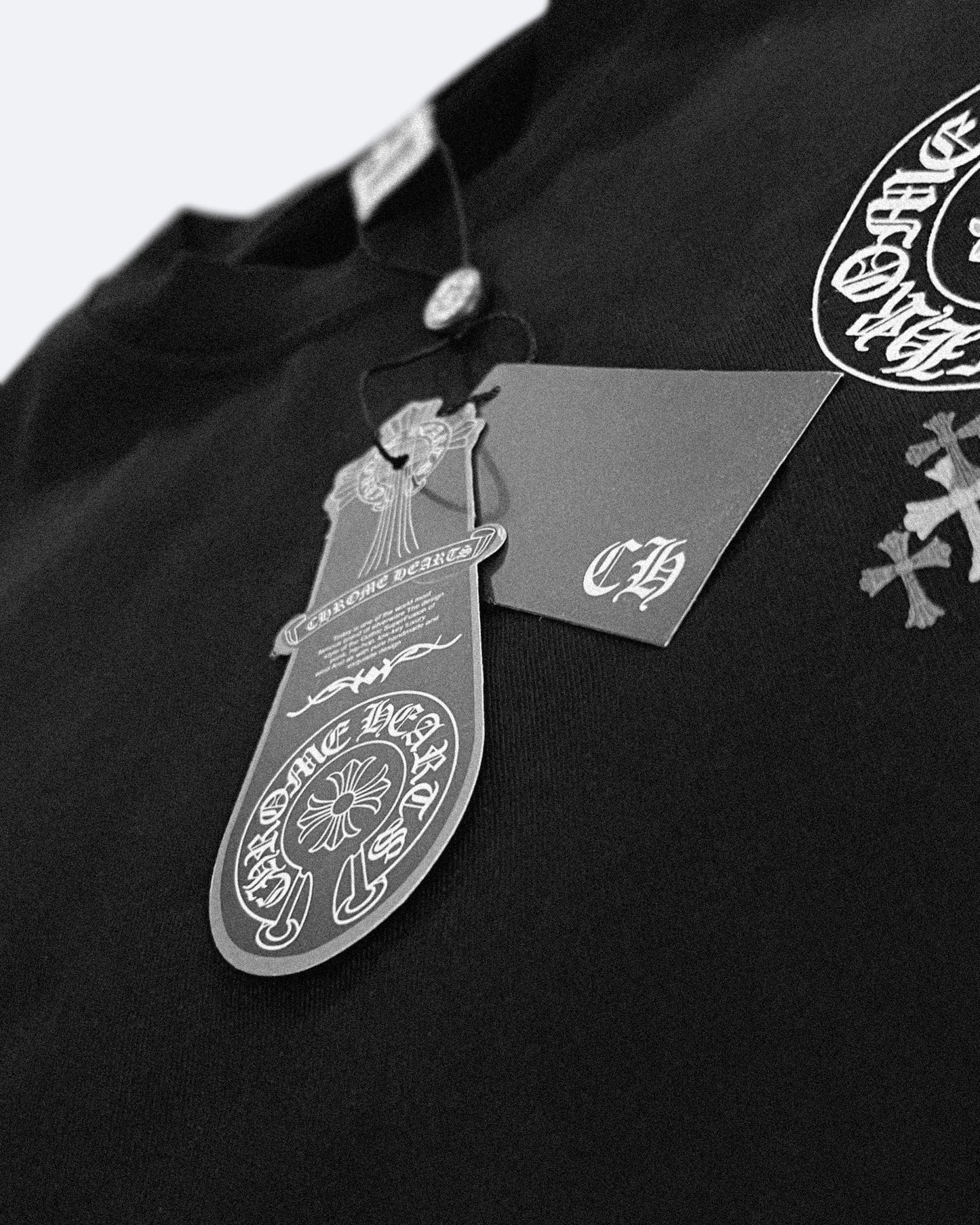 Chrome Hearts - Multi-Color Crosses Oversized T-Shirt - Black