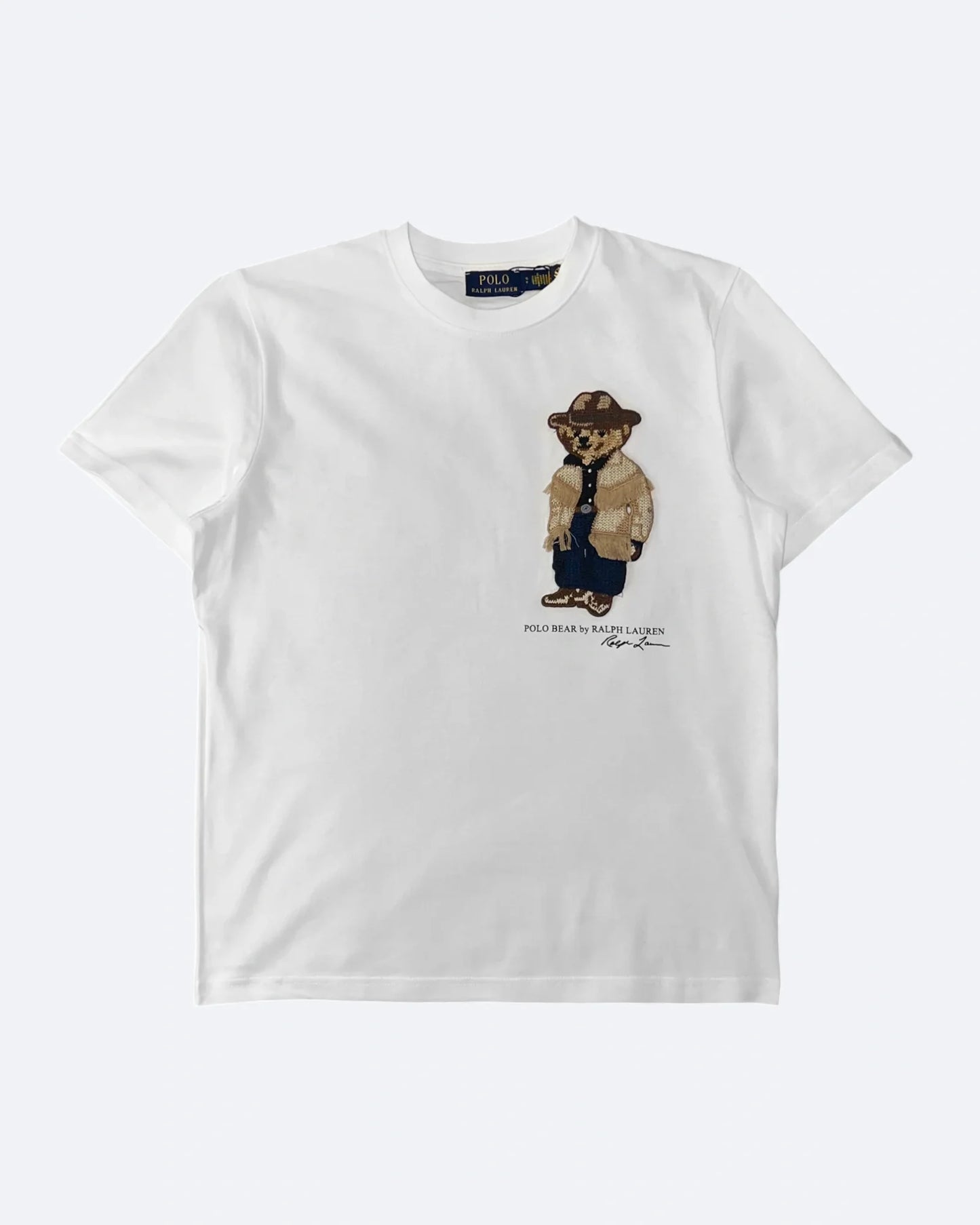 Ralph Lauren - Cowboy Polo Bear T-Shirt - White