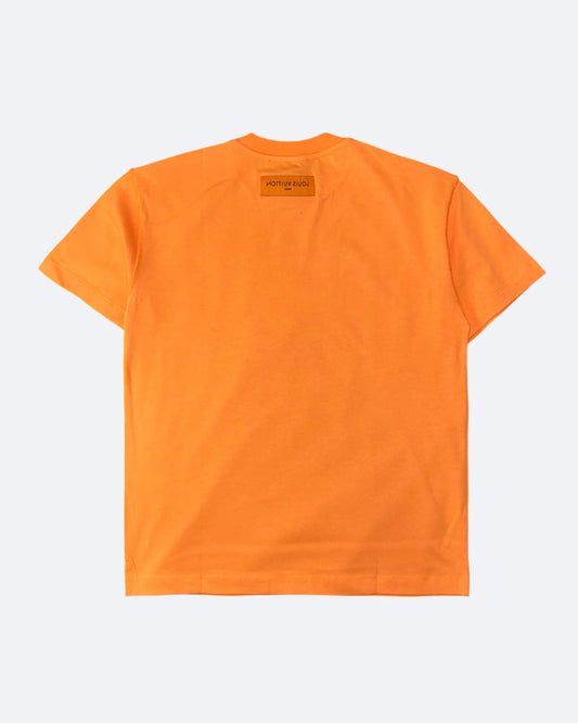 Louis Vuitton - LV Logo Seamed T-Shirt - Orange