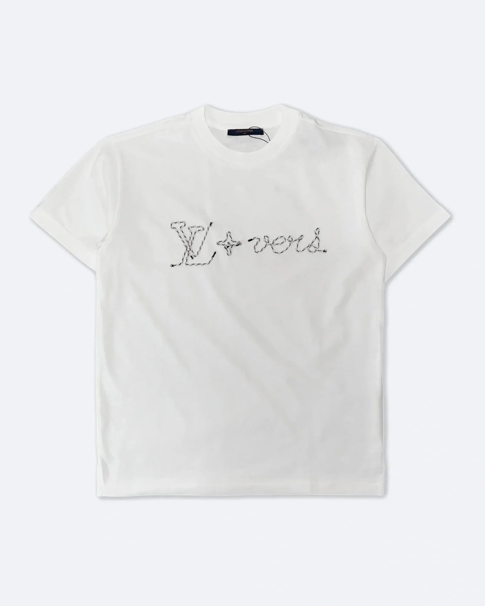 Louis Vuitton - Lovers Embroidery T-Shirt - White – MODIZZO