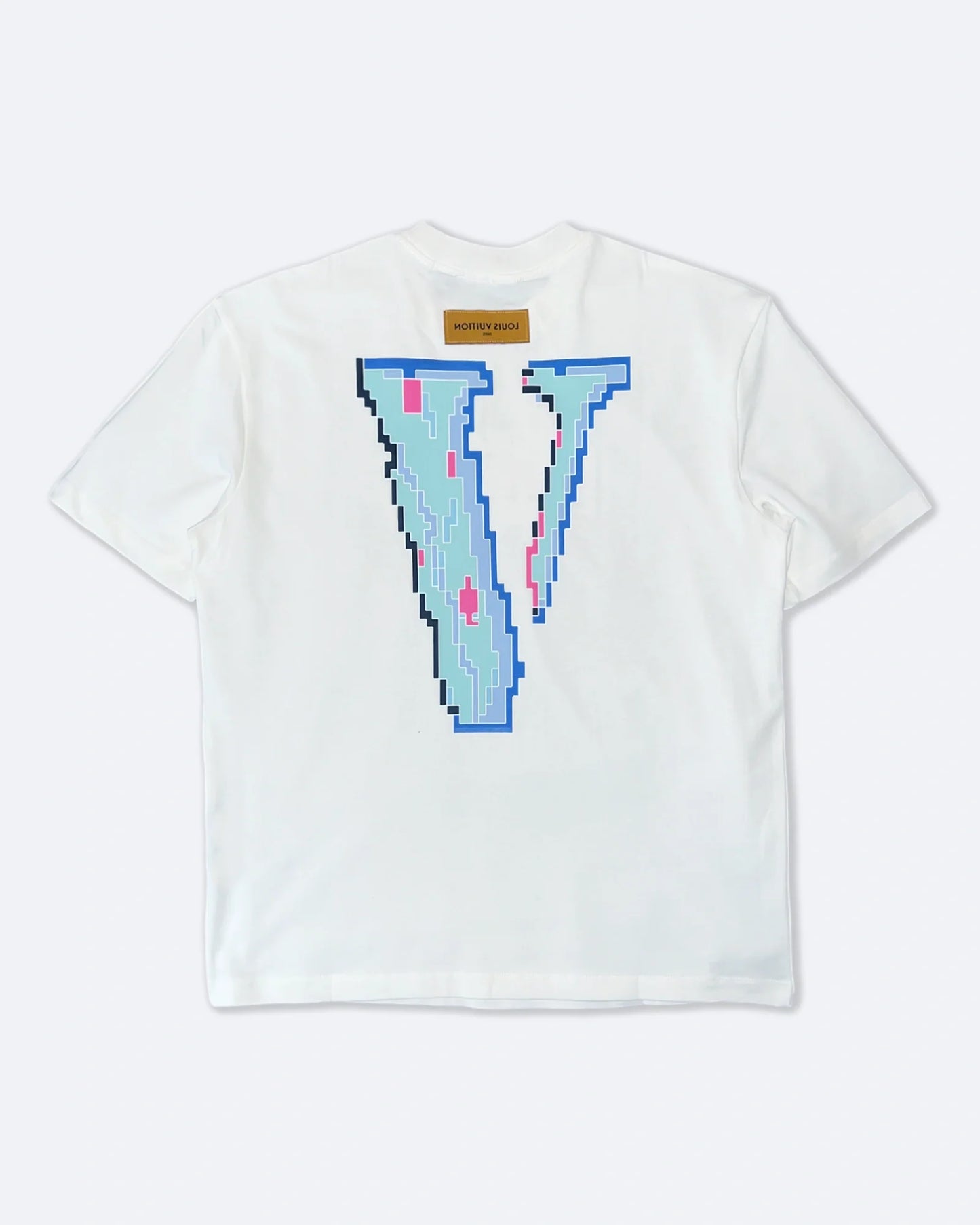 Louis Vuitton - Pixel V Logo T-Shirt - White