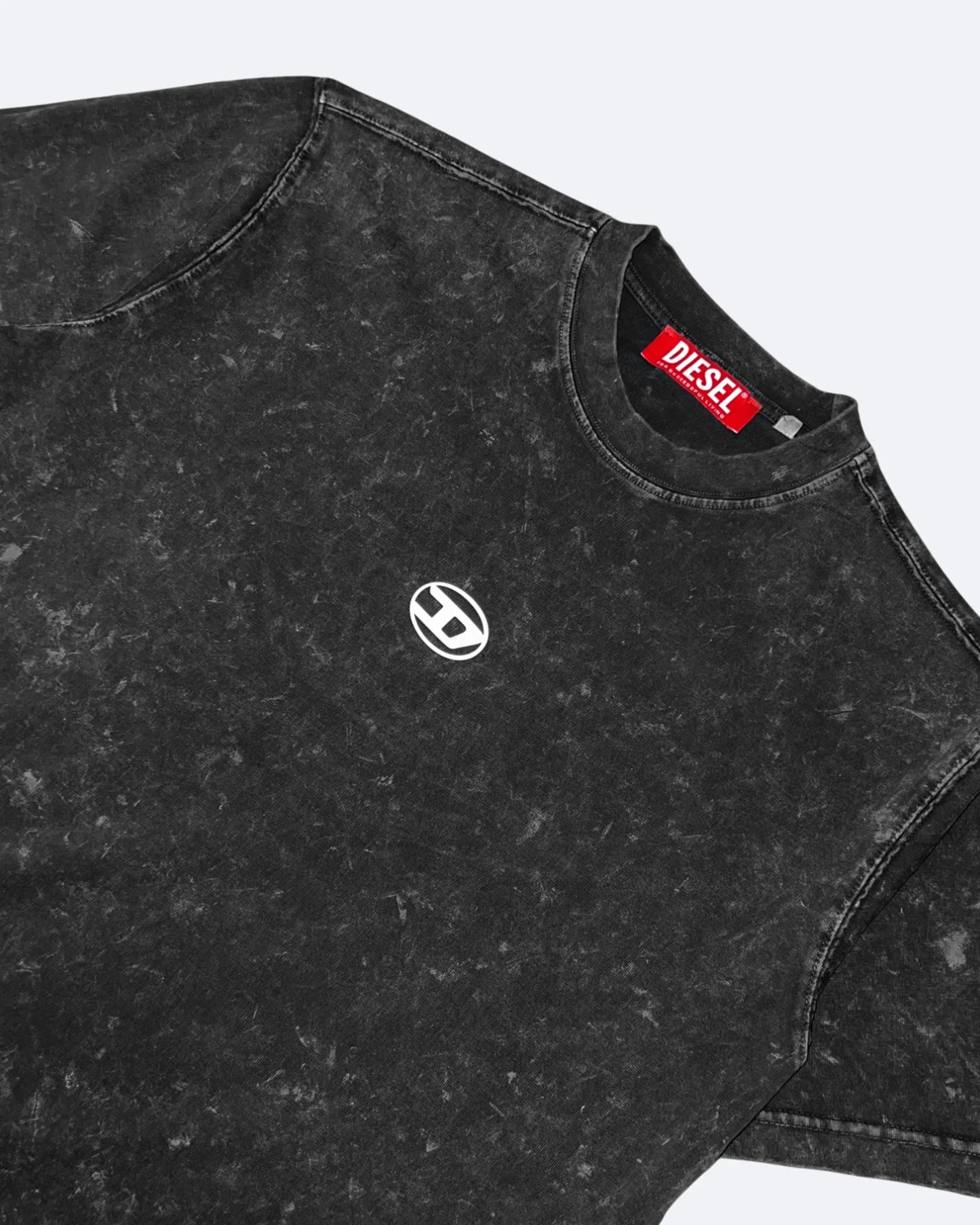 Diesel - Denim Logo T-Shirt - Black