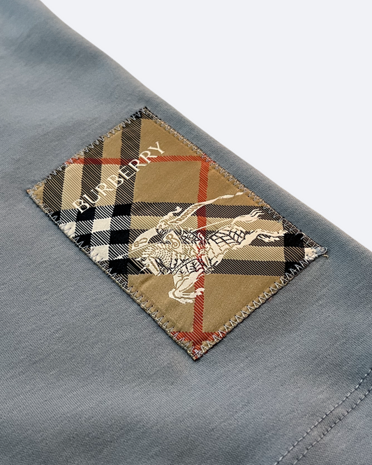 Burberry - Pattern Patch T-Shirt - Blue
