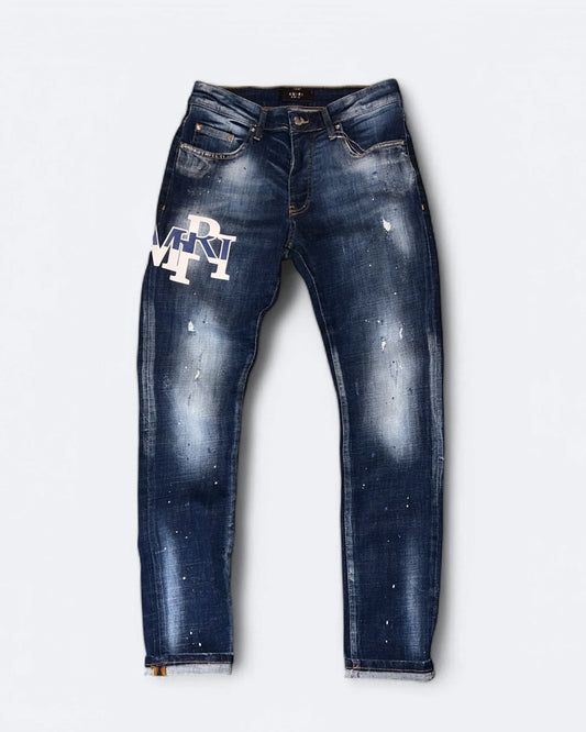 Amiri - Logotype Jeans - Blue
