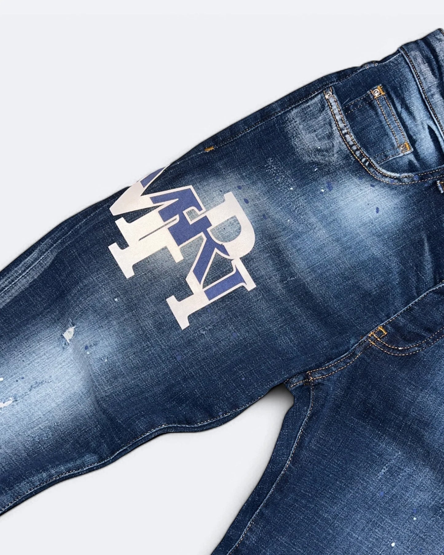Amiri - Logotype Jeans - Blue