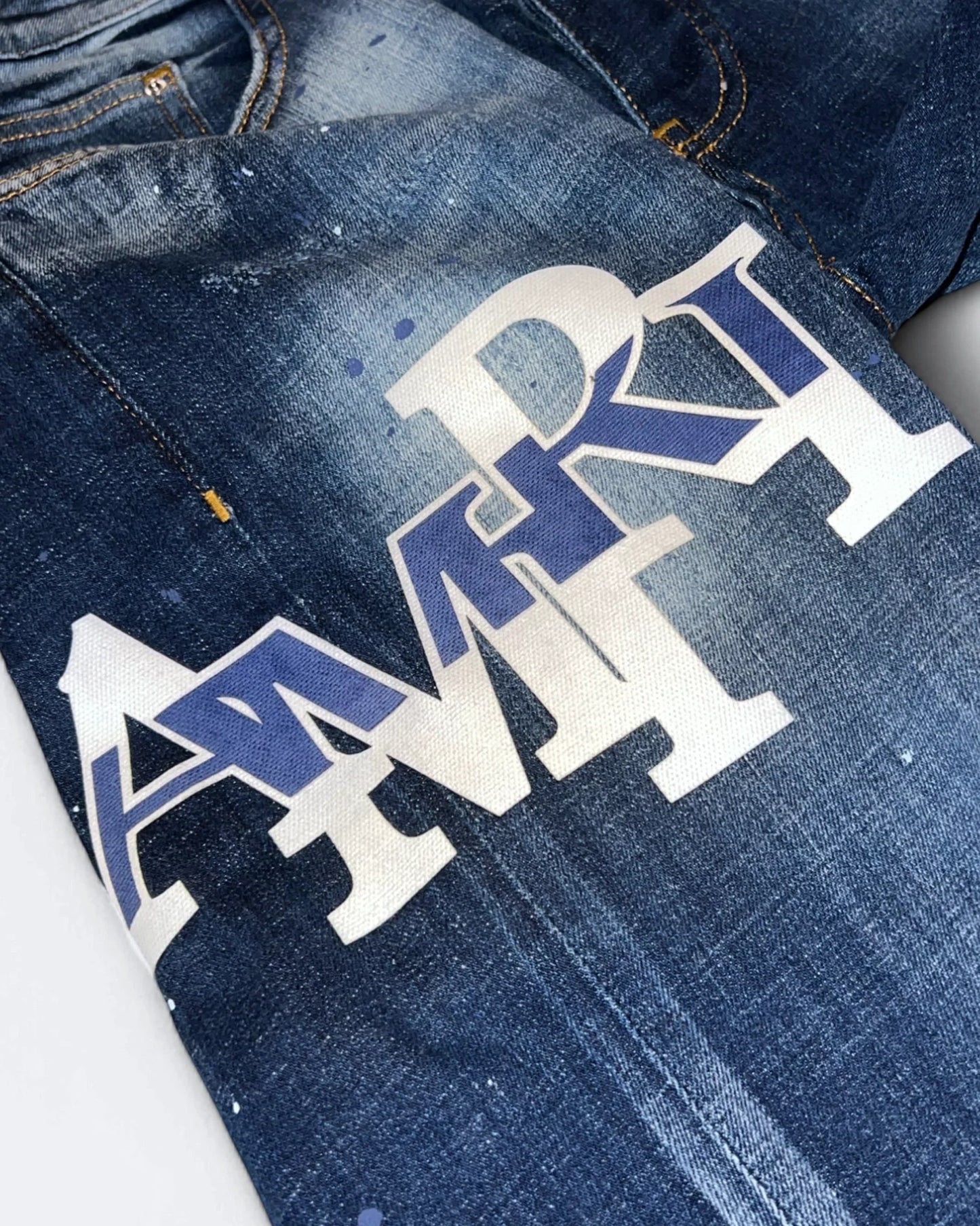 Amiri - Logotype Jeans - Blue