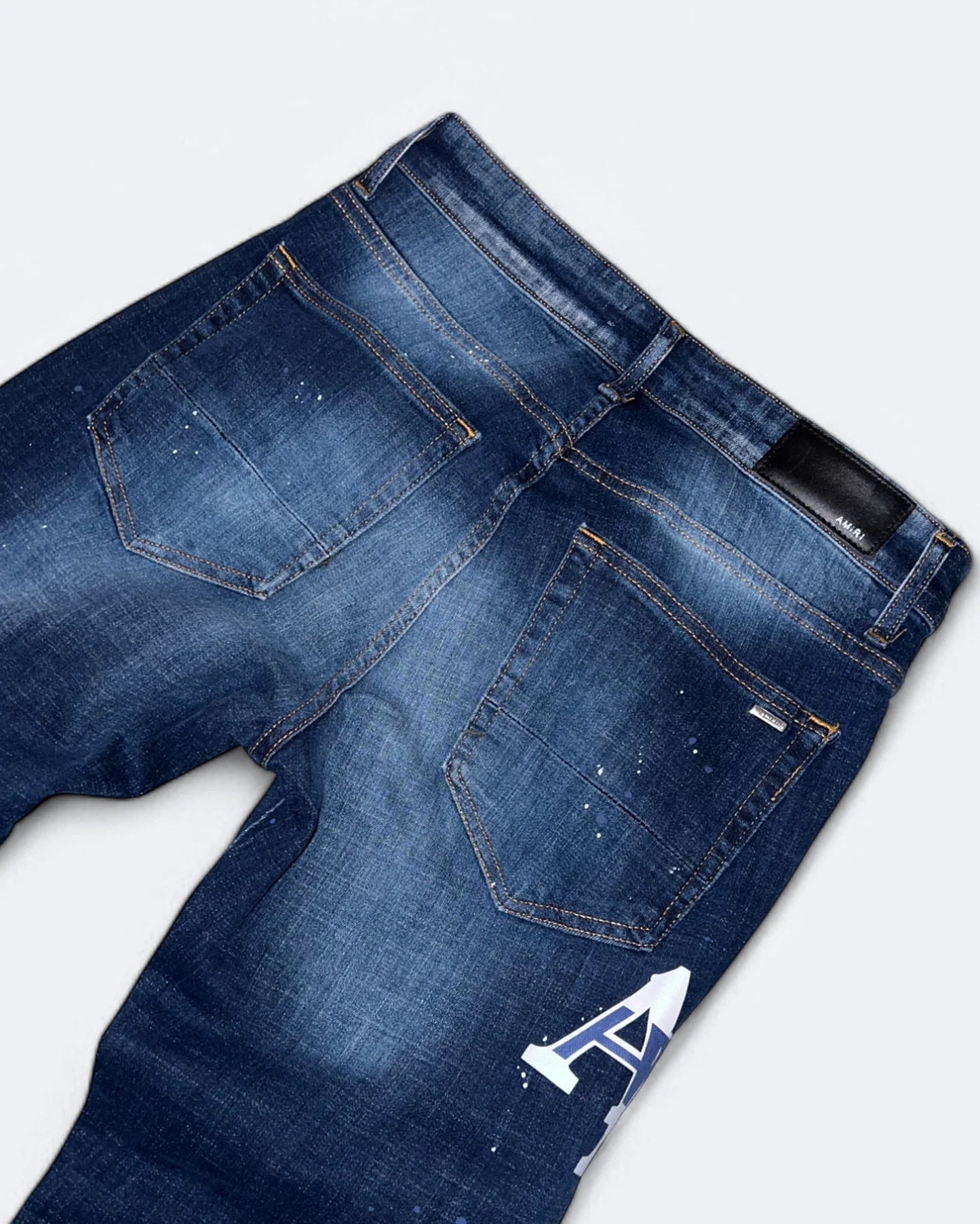 Amiri - Logotype Jeans - Blue