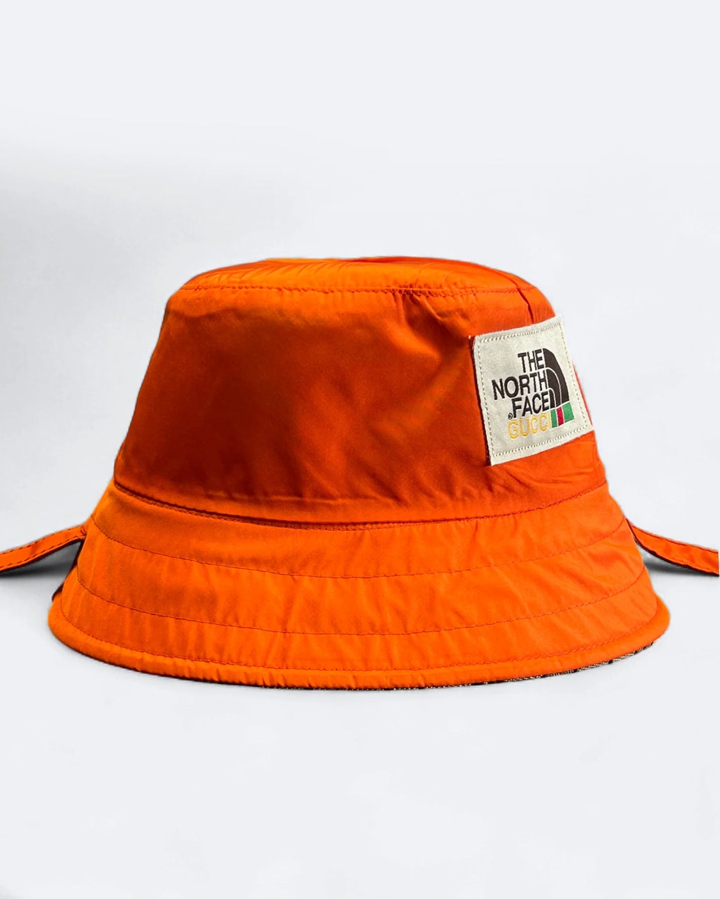 GC x The North Face - Reversible GG Bucket Hat - Beige/Orange