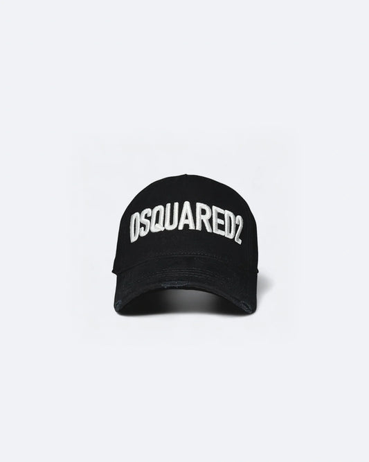 Dsquared2 - Condensed Logotype Embroidery Cap - Black