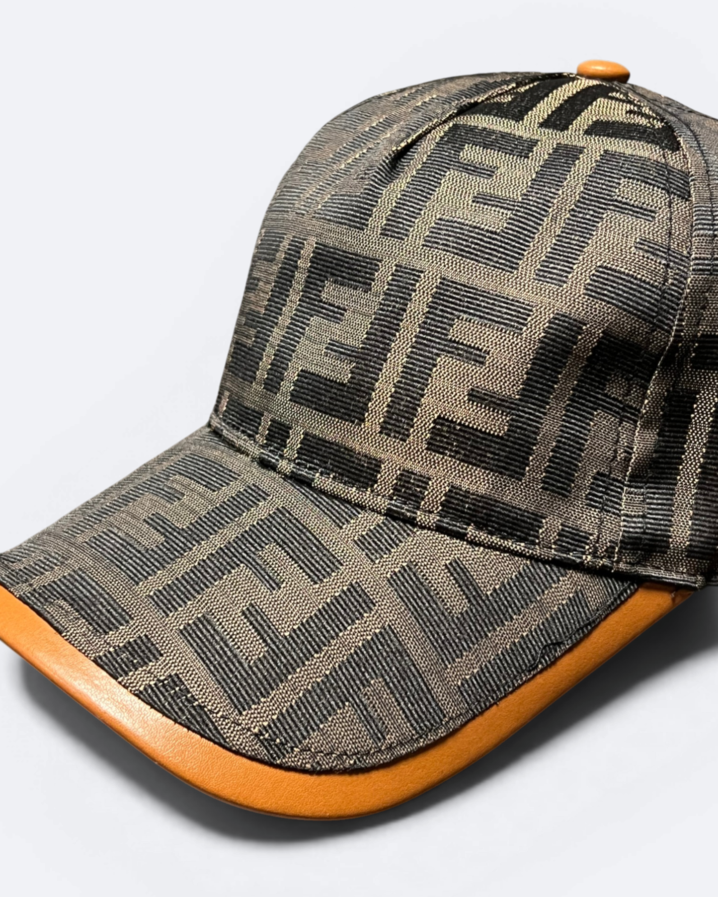Fendi - FF Pattern Visor Cap - Brown