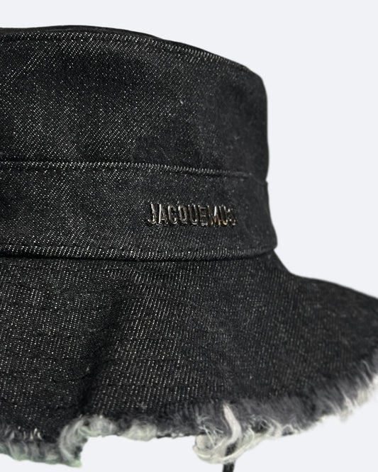 Jacquemus - The Artichaut Bucket Hat - Dark Gray Denim