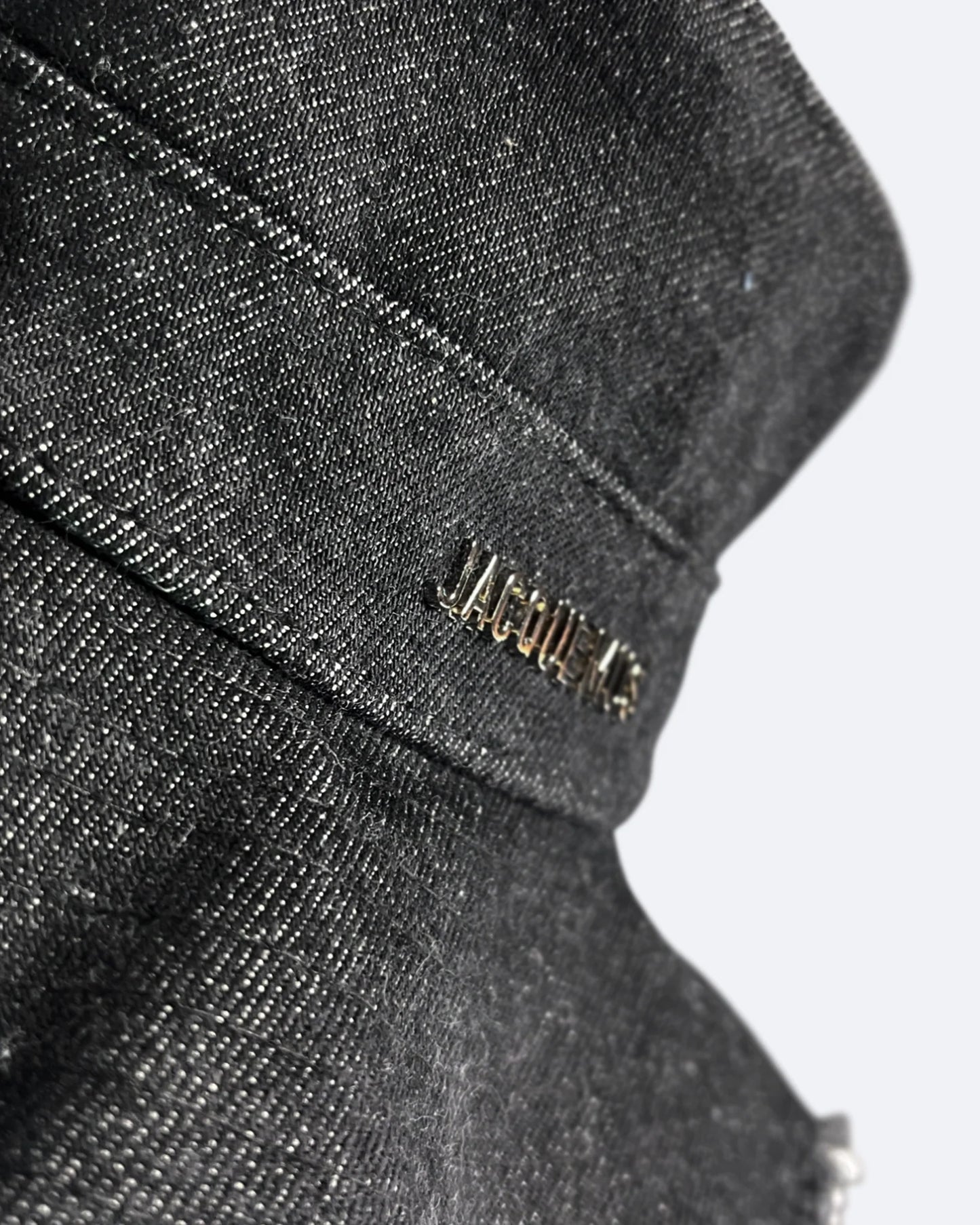 Jacquemus - The Artichaut Bucket Hat - Dark Gray Denim