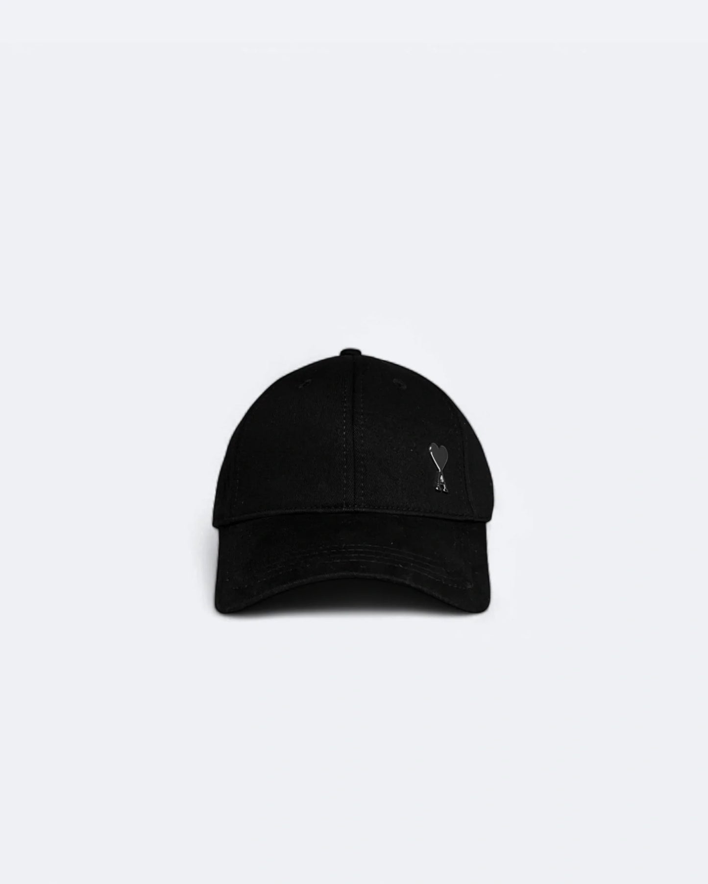 AMI - Silver Heart Cap - Black