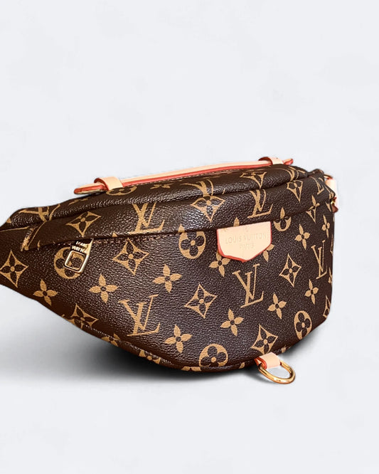 Louis Vuitton - LV Pattern Crossbody Bag - Brown/Beige