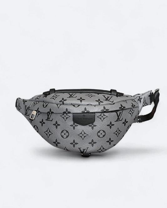 Louis Vuitton - LV Pattern Crossbody Bag - Gray/Black