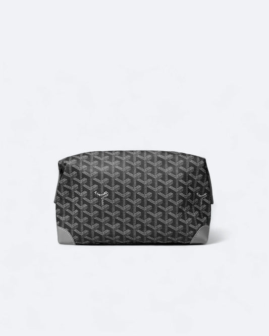 Goyard - Goyardine Pattern Hand Pouch Bag - Gray