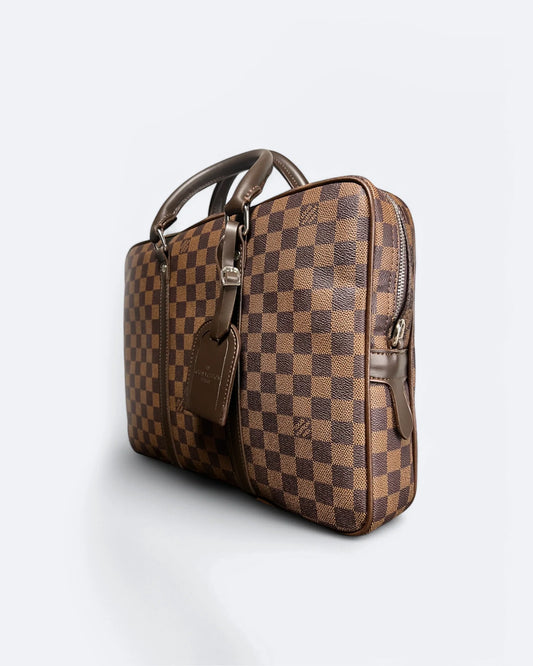 Louis Vuttion - Damier Briefcase - Brown
