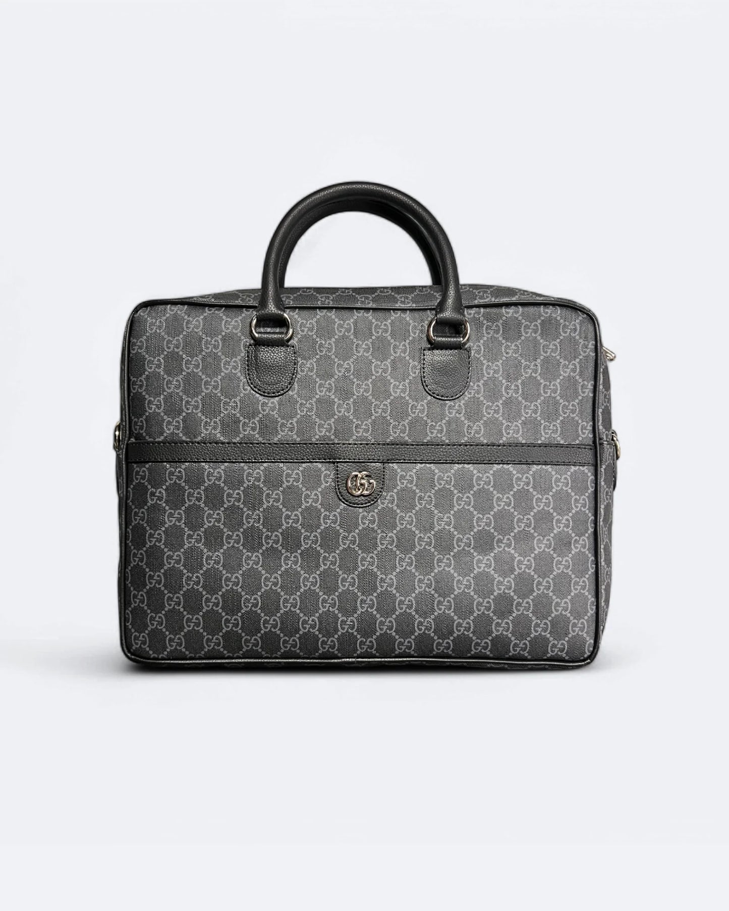 Gucci - GG Pattern Briefcase - Black