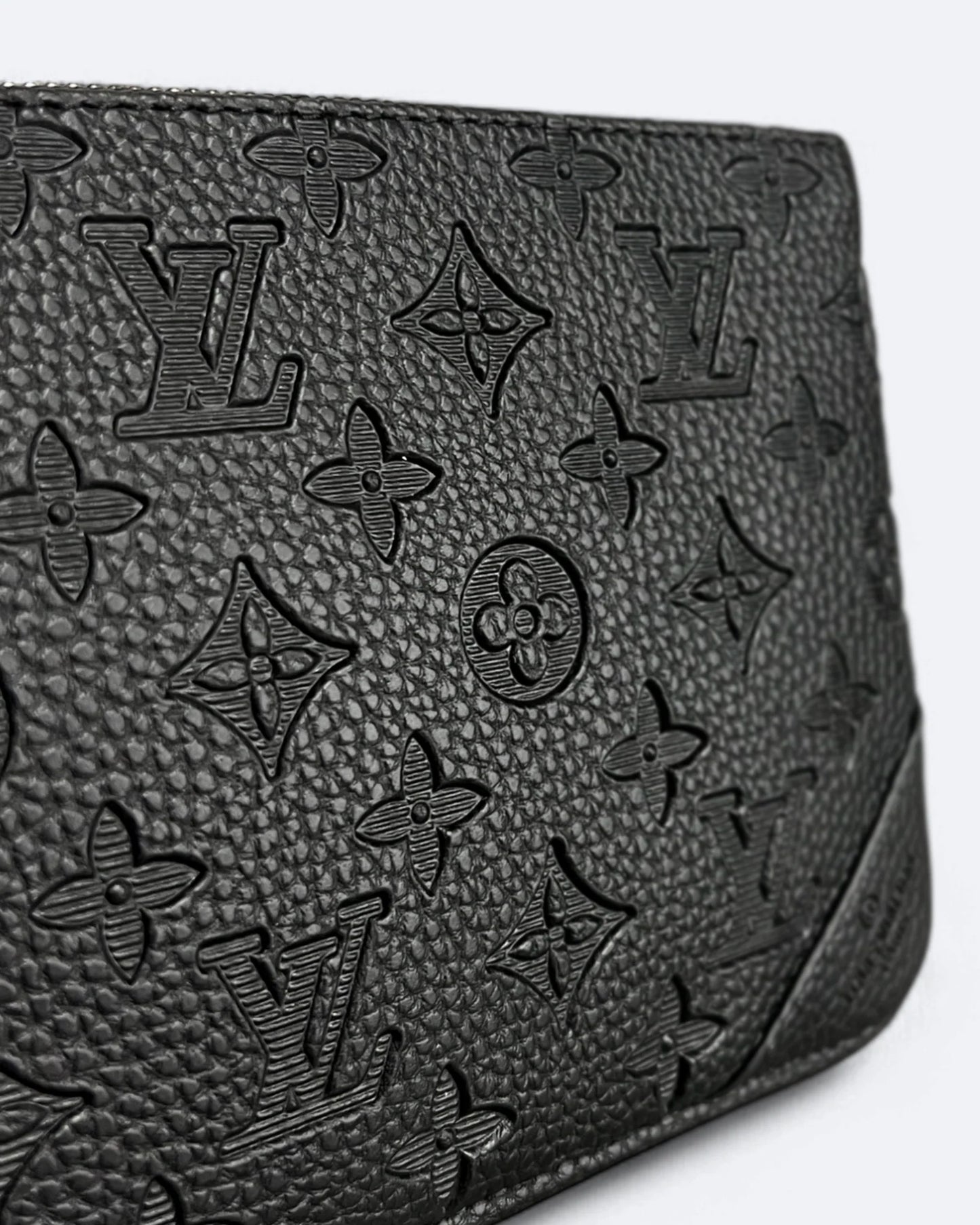 Louis Vuitton - LV Embossed Leather Trio Bags - Black