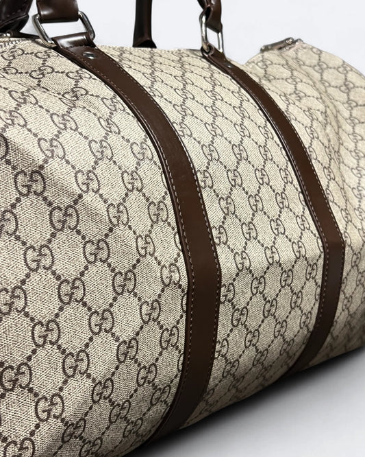 Gucci - GG Pattern Duffle Bag - Beige