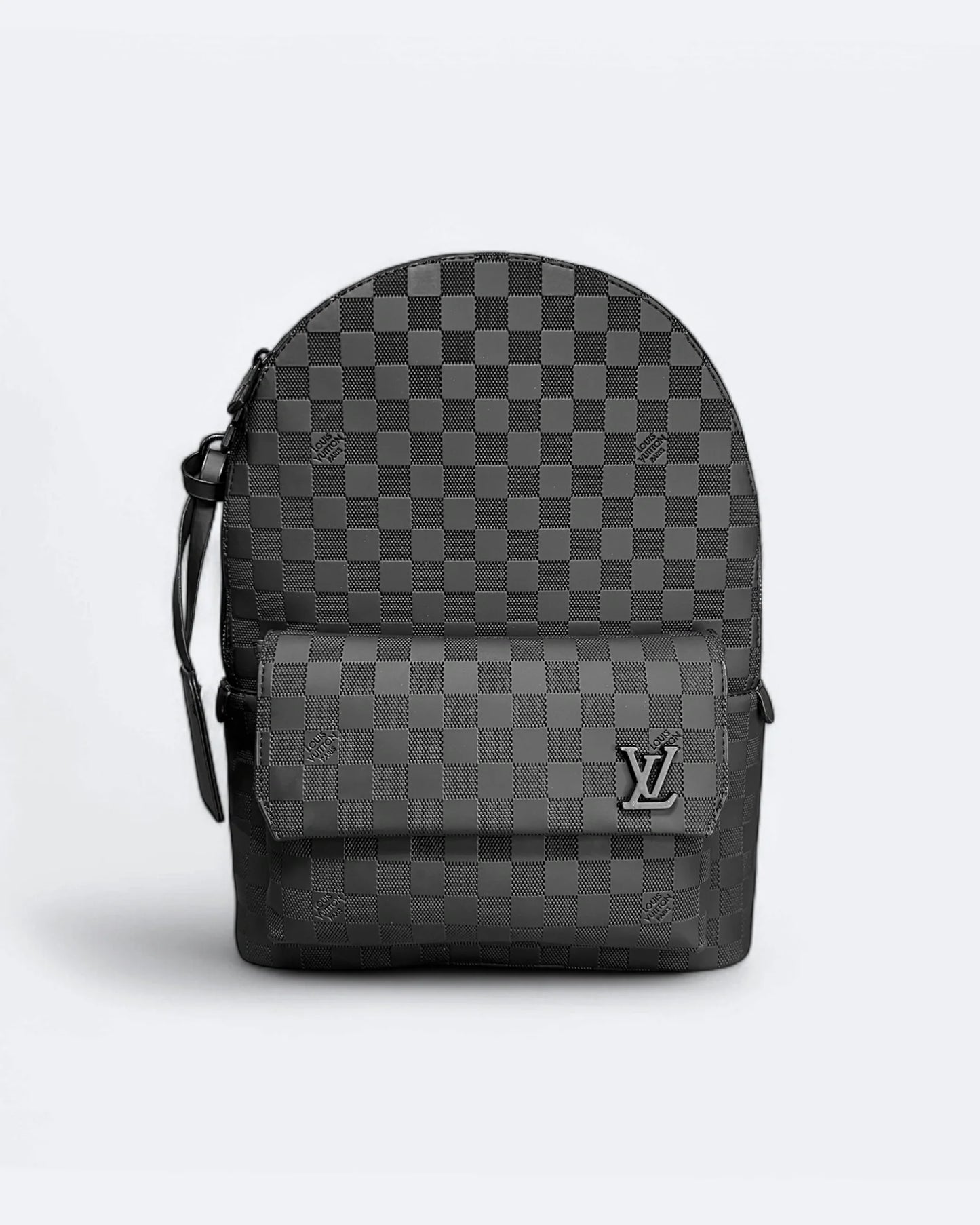 Louis Vuitton - Damier Pattern Embossed Takeoff Backpack - Black