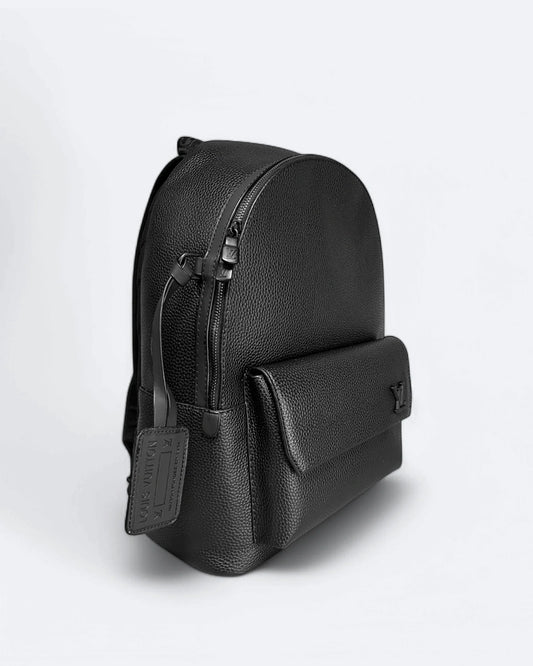 Louis Vuitton - Leather Takeoff Backpack - Black