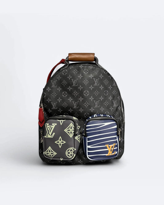 Louis Vuitton - LV Pattern Multipocket Backpack - Black