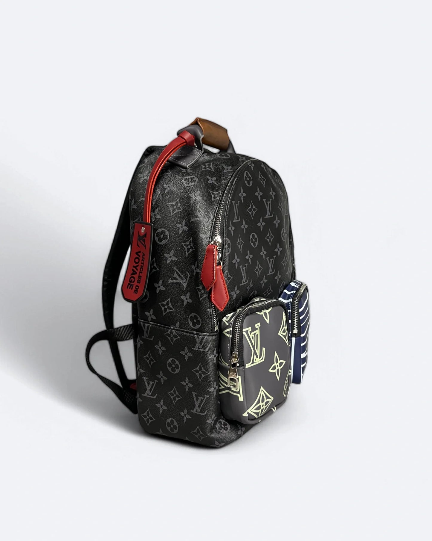 Louis Vuitton - LV Pattern Multipocket Backpack - Black