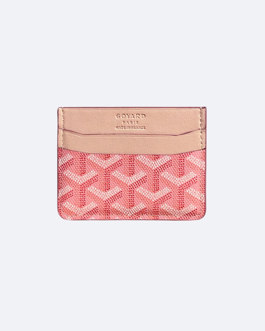 Goyard Pattern Cardholder - Pink