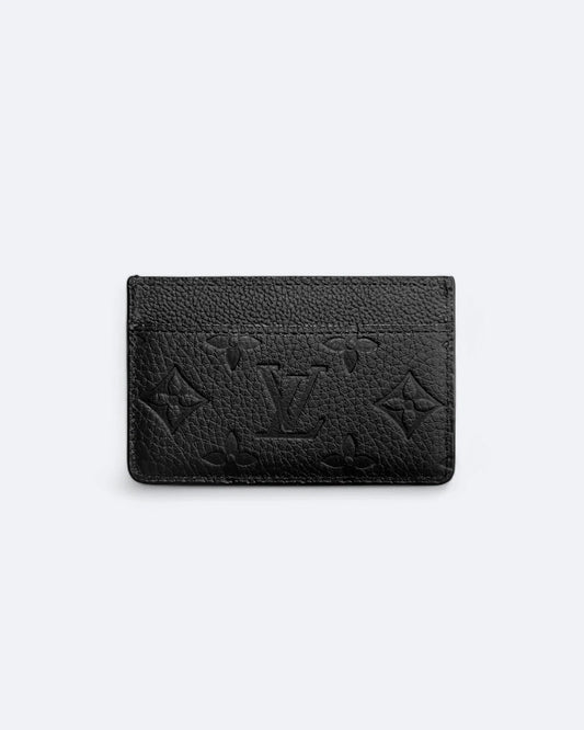 Louis Vuitton - Cardholder - LV Pattern Embossed - Black