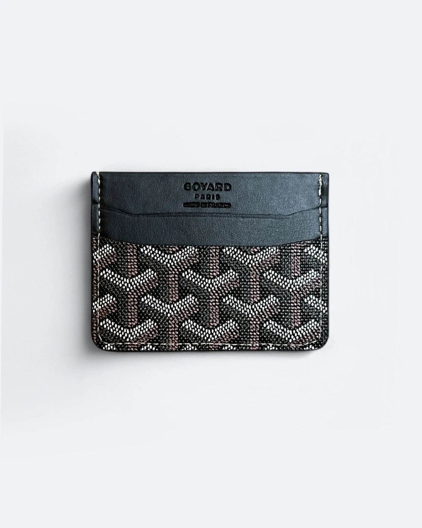 Goyard Pattern Cardholder - Brown