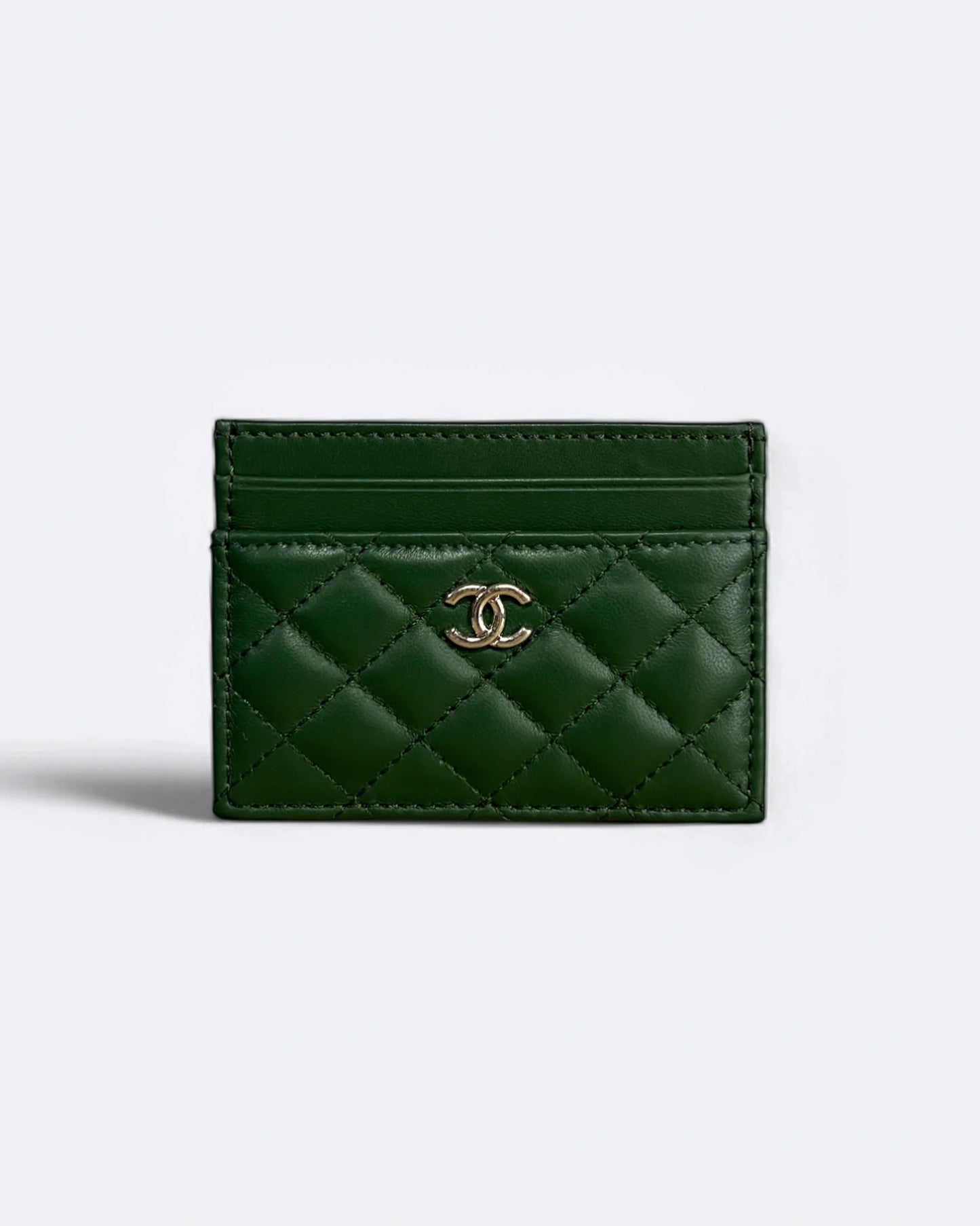 Chanel - Puffy Cardholder - Green