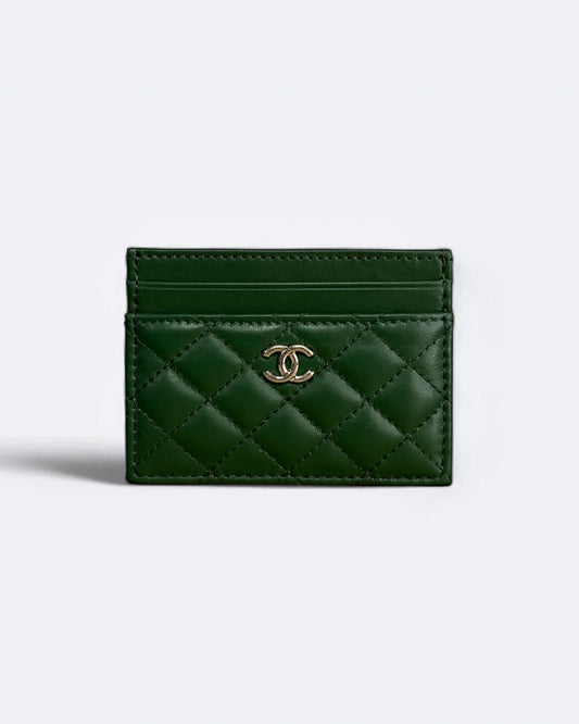 Chanel - Puffy Cardholder - Green