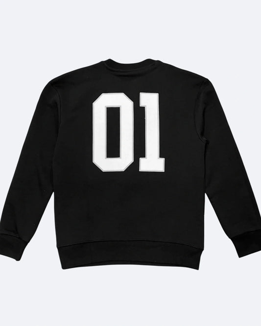 Balenciaga - 01 College Logo Sweatshirt - Black