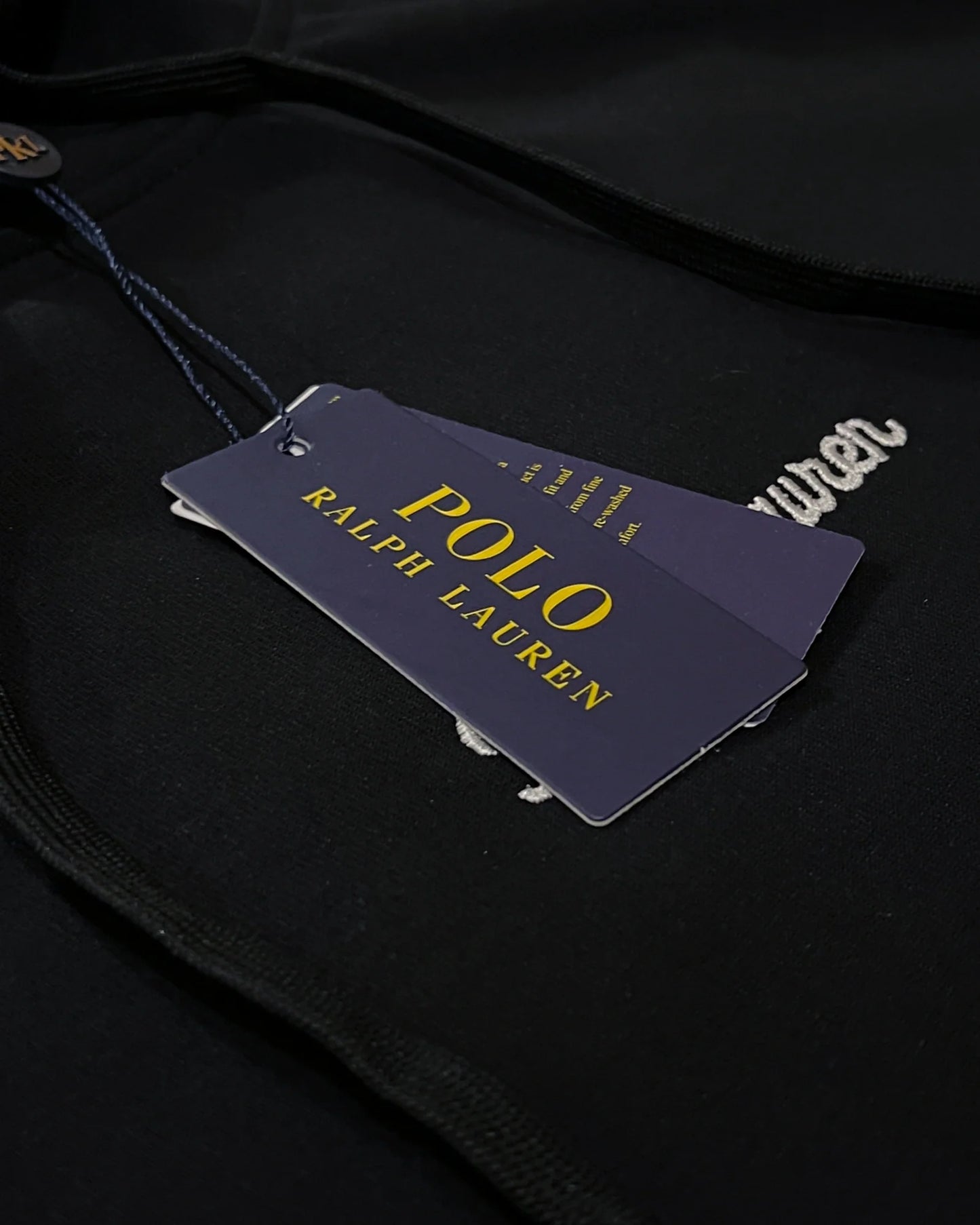 Ralph Lauren - Signature Logo Embroidery Hoodie - Black