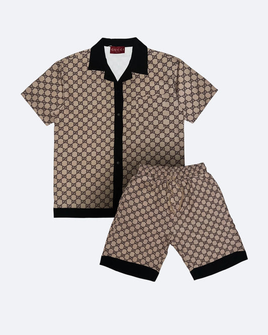 Gucci - GG Logo Pattern Summer Set - Beige