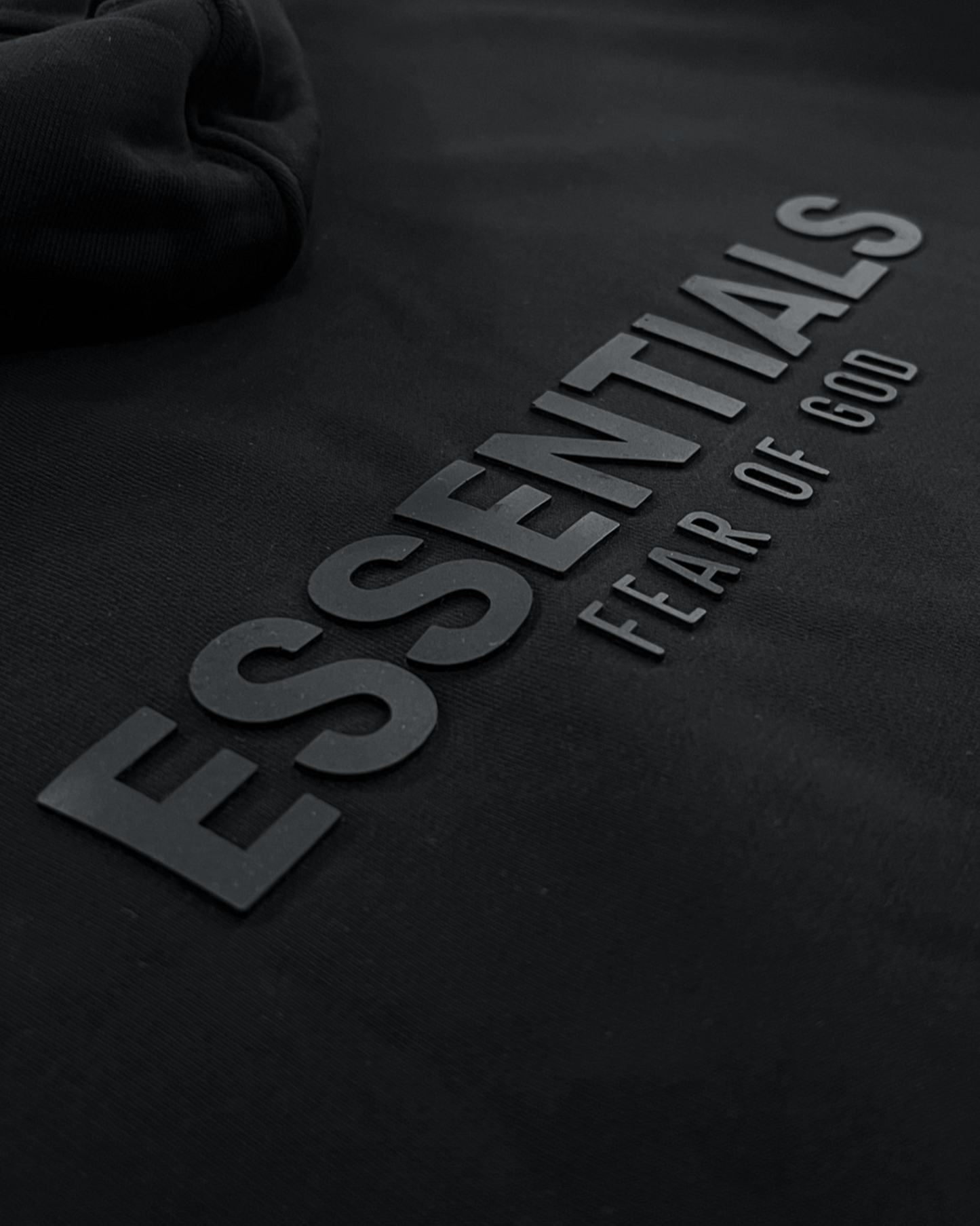 Fear of God - Essentials Rubber Logo Set - Black