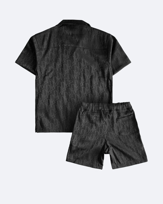 Dior - Oblique Pattern Summer Set - Black