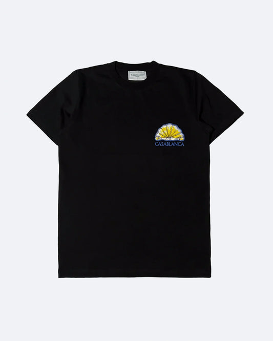 Casablanca - Conch Print T-Shirt - Black